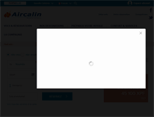 Tablet Screenshot of nc.aircalin.com
